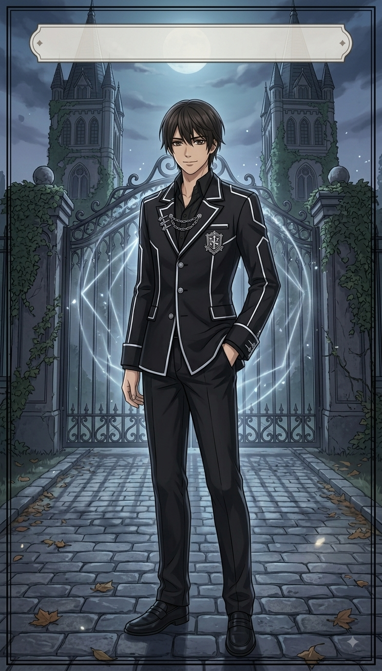 Fajar Purnama in Cross Academy School Uniform
